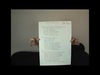 Annie Lennox - Sing eBay Auction Lot- Handwritten lyrics Walking On Broken Glass