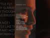 London Grammar - The Fly' by William Blake has been a big inspiration for the creative concept of this project